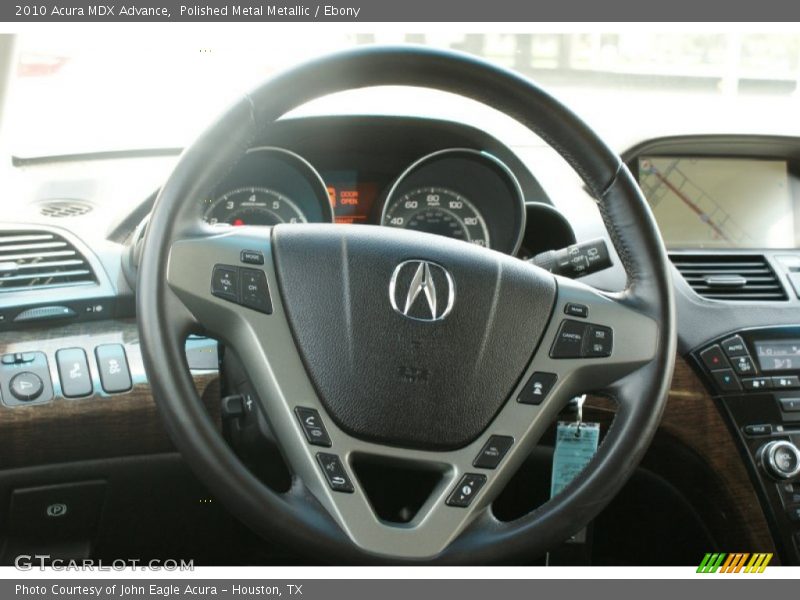 Polished Metal Metallic / Ebony 2010 Acura MDX Advance