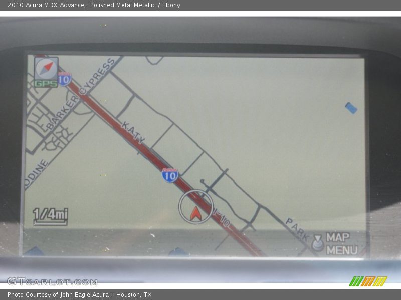 Polished Metal Metallic / Ebony 2010 Acura MDX Advance