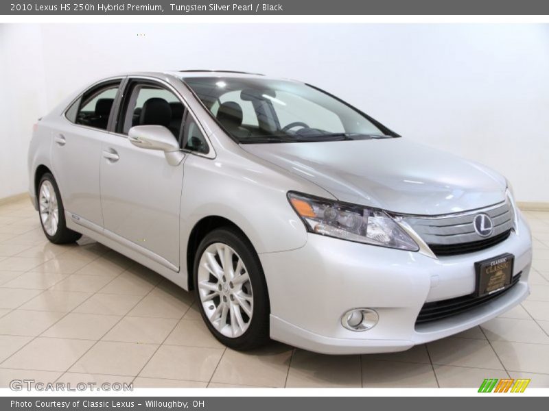 Tungsten Silver Pearl / Black 2010 Lexus HS 250h Hybrid Premium