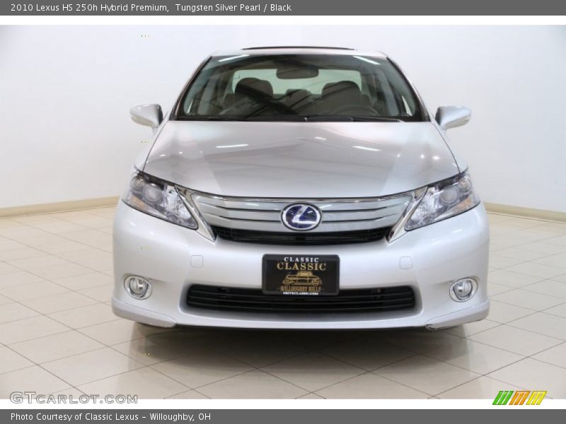 Tungsten Silver Pearl / Black 2010 Lexus HS 250h Hybrid Premium