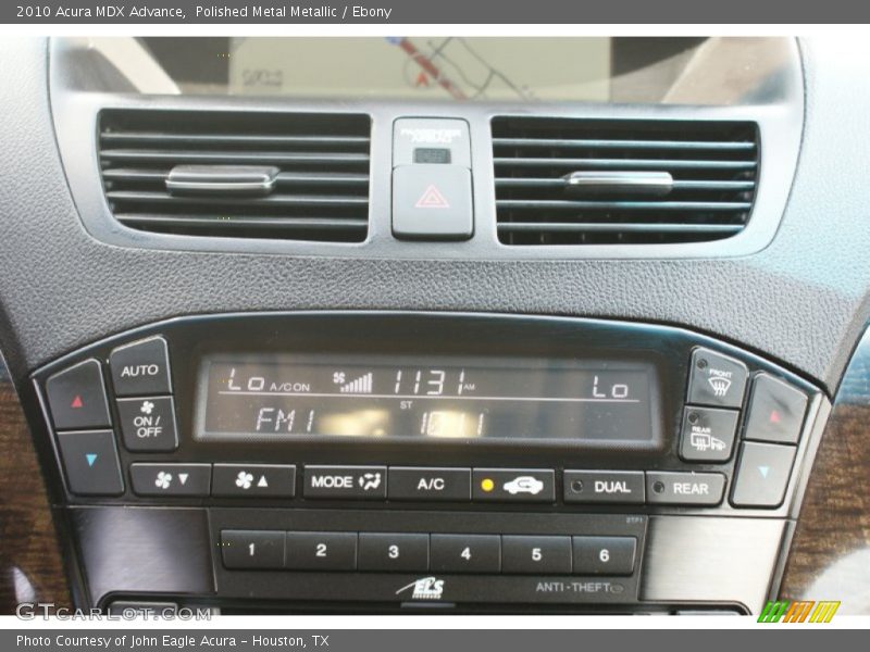 Polished Metal Metallic / Ebony 2010 Acura MDX Advance