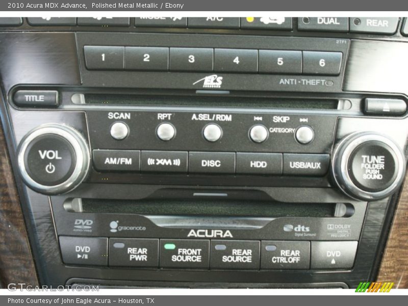 Polished Metal Metallic / Ebony 2010 Acura MDX Advance