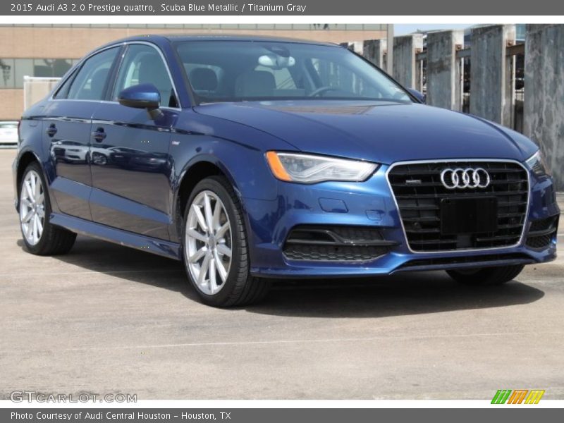 Front 3/4 View of 2015 A3 2.0 Prestige quattro