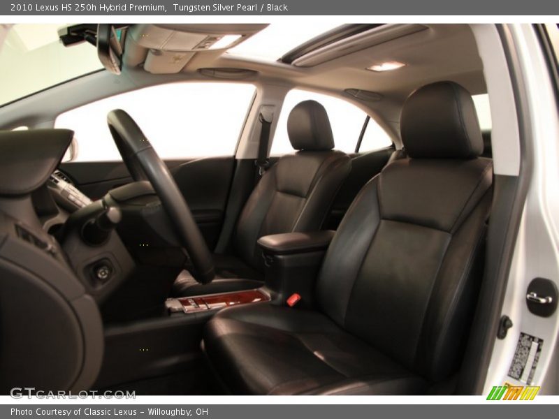 Tungsten Silver Pearl / Black 2010 Lexus HS 250h Hybrid Premium