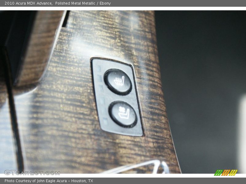 Polished Metal Metallic / Ebony 2010 Acura MDX Advance