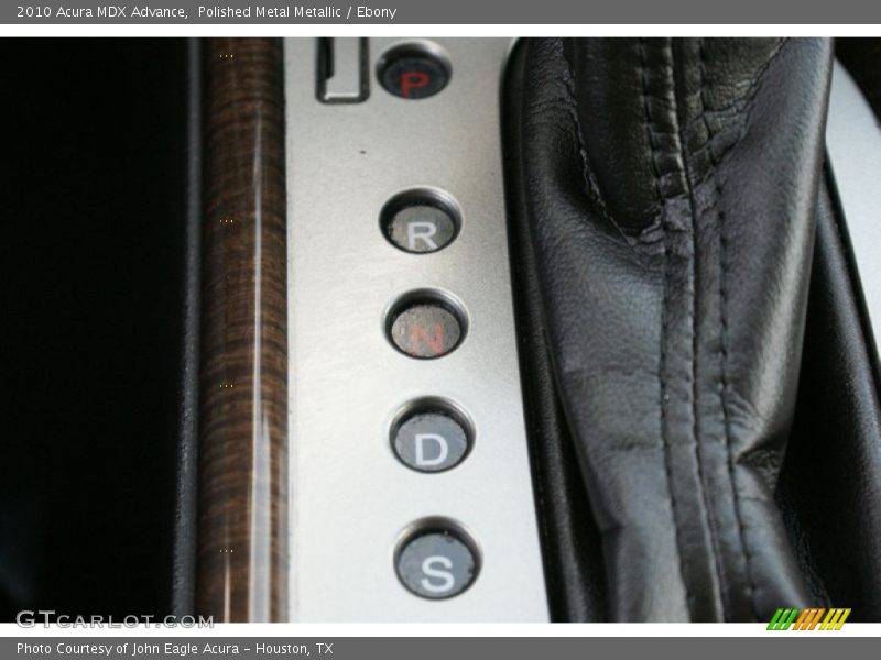 Polished Metal Metallic / Ebony 2010 Acura MDX Advance