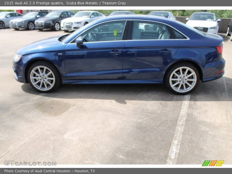  2015 A3 2.0 Prestige quattro Scuba Blue Metallic