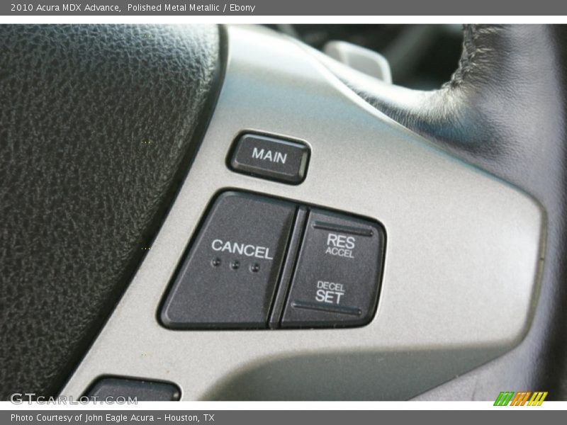 Polished Metal Metallic / Ebony 2010 Acura MDX Advance
