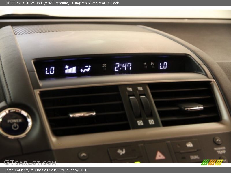 Tungsten Silver Pearl / Black 2010 Lexus HS 250h Hybrid Premium