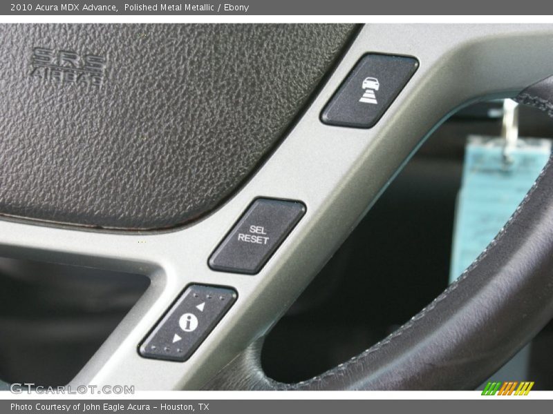 Polished Metal Metallic / Ebony 2010 Acura MDX Advance