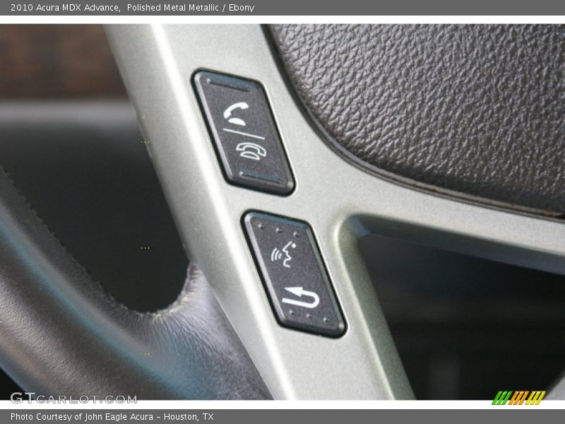 Polished Metal Metallic / Ebony 2010 Acura MDX Advance