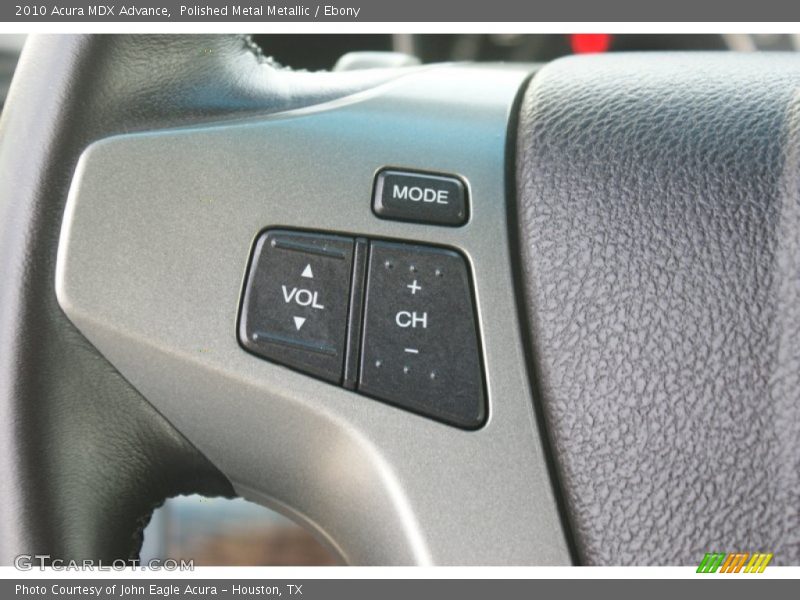 Polished Metal Metallic / Ebony 2010 Acura MDX Advance