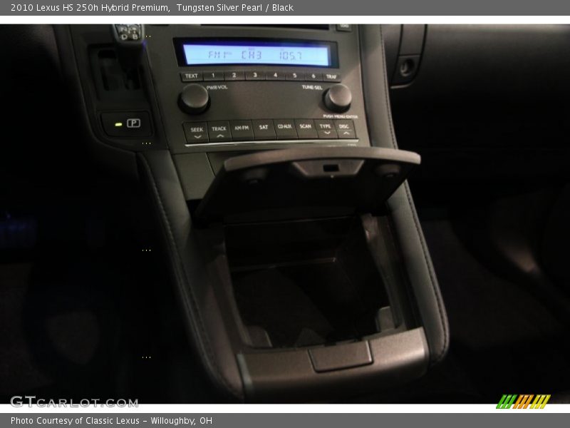 Tungsten Silver Pearl / Black 2010 Lexus HS 250h Hybrid Premium