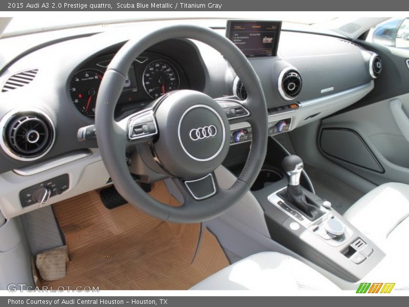  2015 A3 2.0 Prestige quattro Titanium Gray Interior