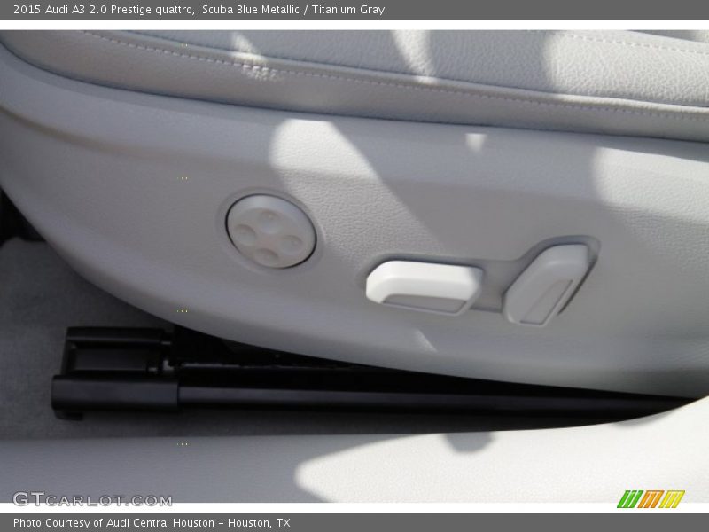 Scuba Blue Metallic / Titanium Gray 2015 Audi A3 2.0 Prestige quattro