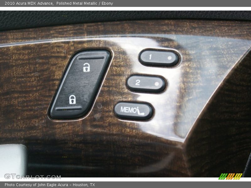 Polished Metal Metallic / Ebony 2010 Acura MDX Advance