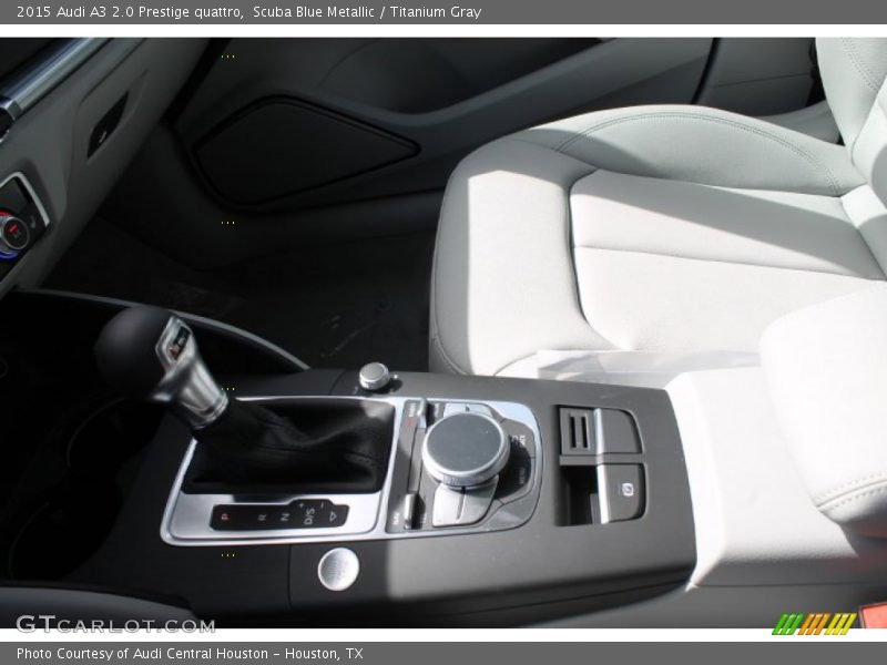 Scuba Blue Metallic / Titanium Gray 2015 Audi A3 2.0 Prestige quattro
