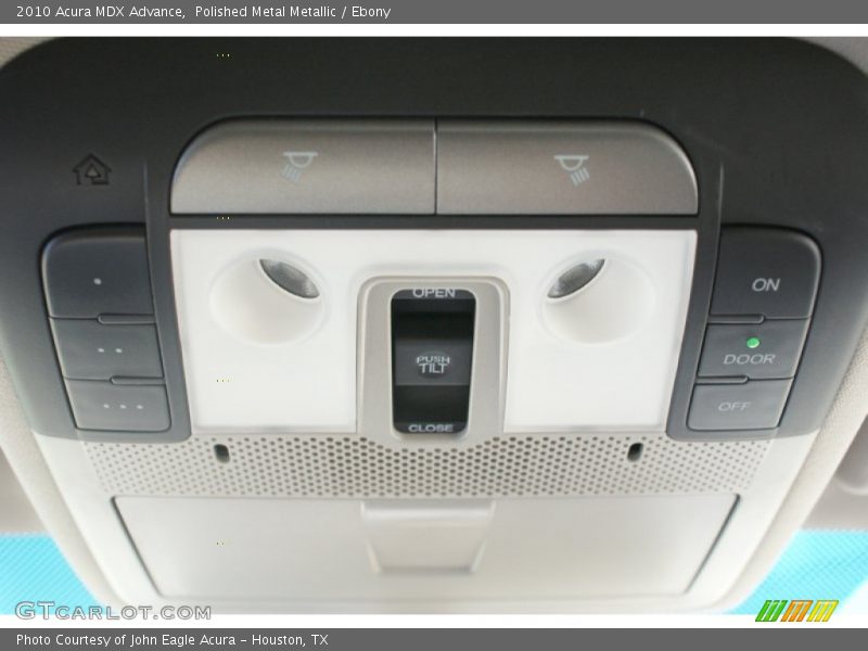 Polished Metal Metallic / Ebony 2010 Acura MDX Advance
