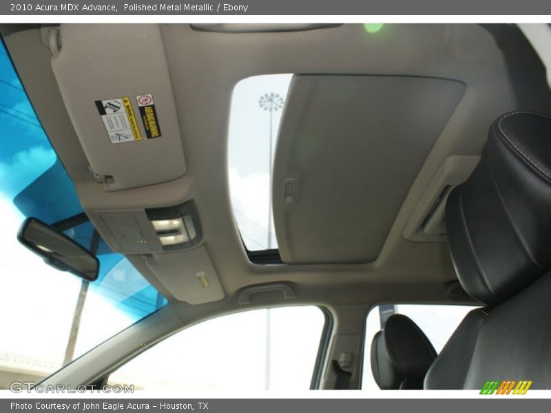 Polished Metal Metallic / Ebony 2010 Acura MDX Advance