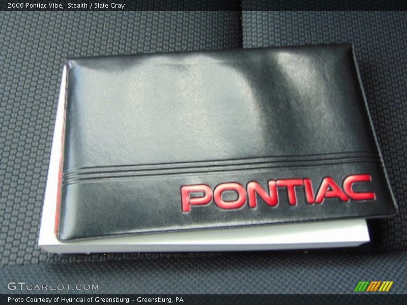 Books/Manuals of 2006 Vibe 