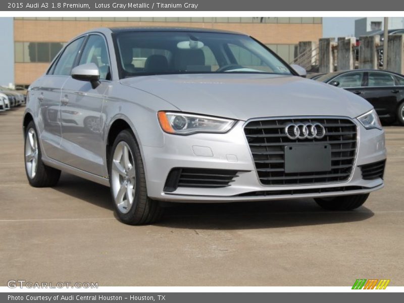 Lotus Gray Metallic / Titanium Gray 2015 Audi A3 1.8 Premium