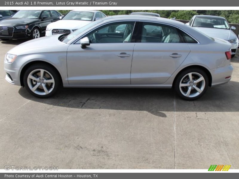 Lotus Gray Metallic / Titanium Gray 2015 Audi A3 1.8 Premium