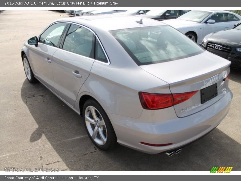 Lotus Gray Metallic / Titanium Gray 2015 Audi A3 1.8 Premium