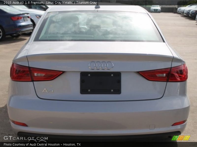 Lotus Gray Metallic / Titanium Gray 2015 Audi A3 1.8 Premium
