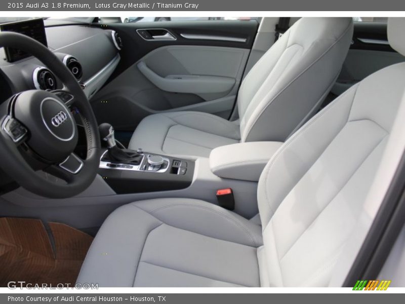 Lotus Gray Metallic / Titanium Gray 2015 Audi A3 1.8 Premium