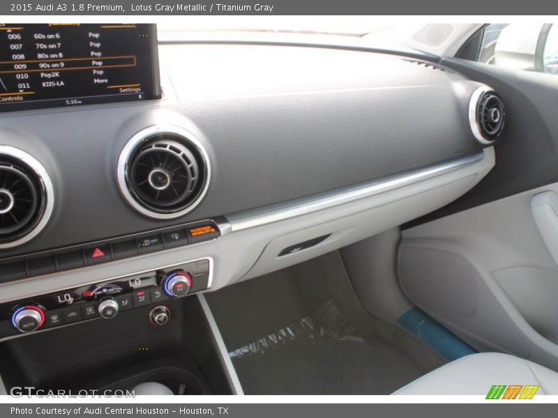 Lotus Gray Metallic / Titanium Gray 2015 Audi A3 1.8 Premium