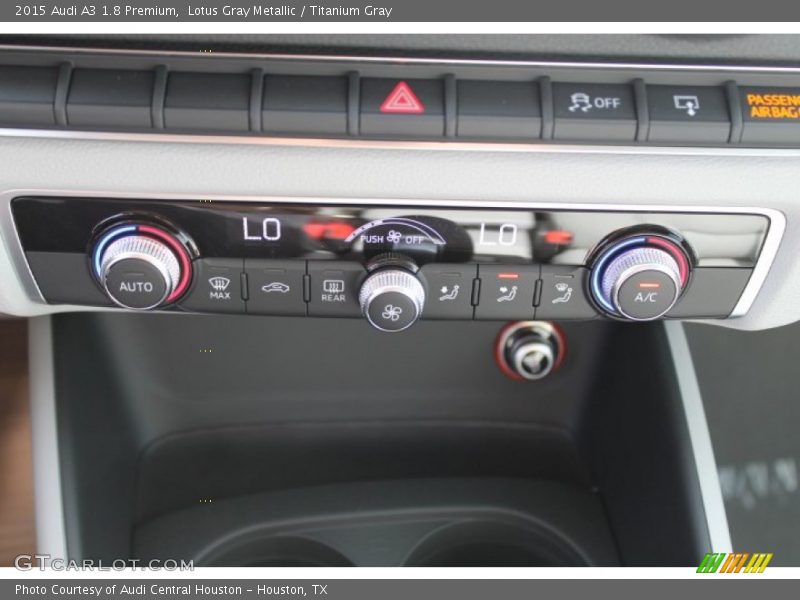 Controls of 2015 A3 1.8 Premium