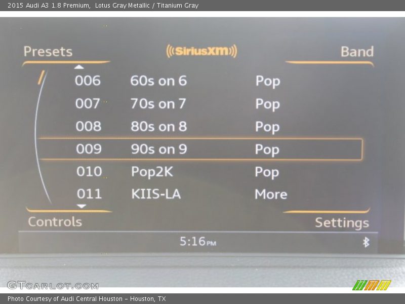 Lotus Gray Metallic / Titanium Gray 2015 Audi A3 1.8 Premium