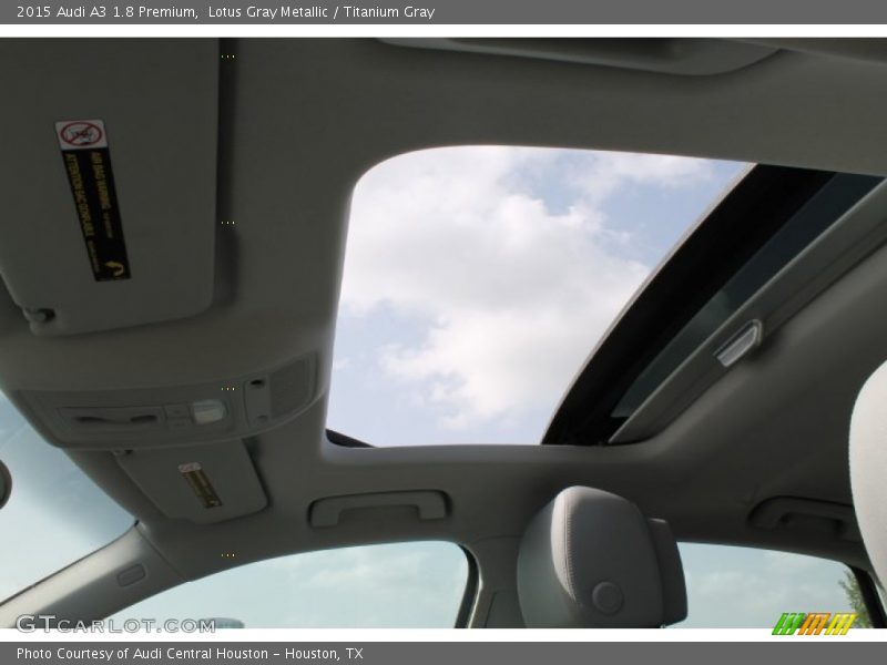 Lotus Gray Metallic / Titanium Gray 2015 Audi A3 1.8 Premium