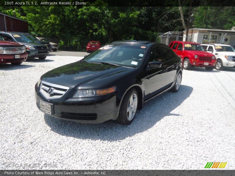 Anthracite Metallic / Ebony 2005 Acura TL 3.2