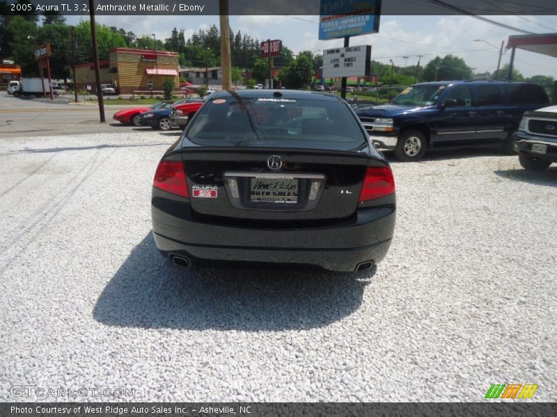 Anthracite Metallic / Ebony 2005 Acura TL 3.2