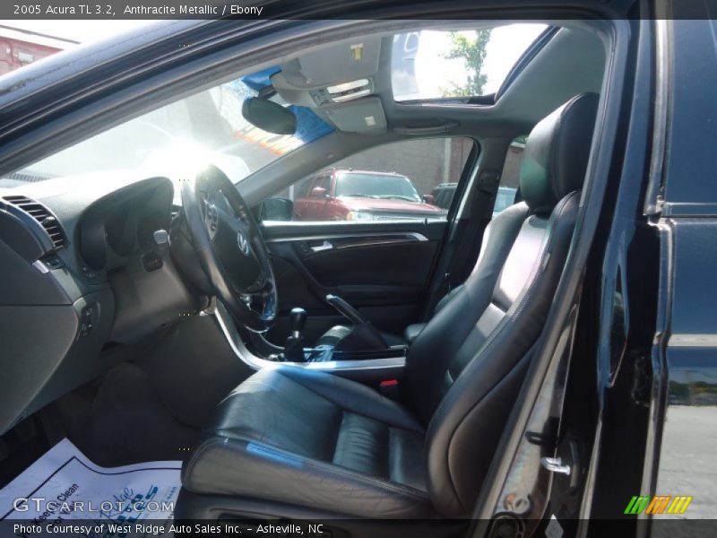 Anthracite Metallic / Ebony 2005 Acura TL 3.2