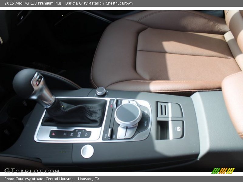 Dakota Gray Metallic / Chestnut Brown 2015 Audi A3 1.8 Premium Plus