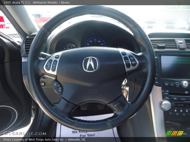 Anthracite Metallic / Ebony 2005 Acura TL 3.2