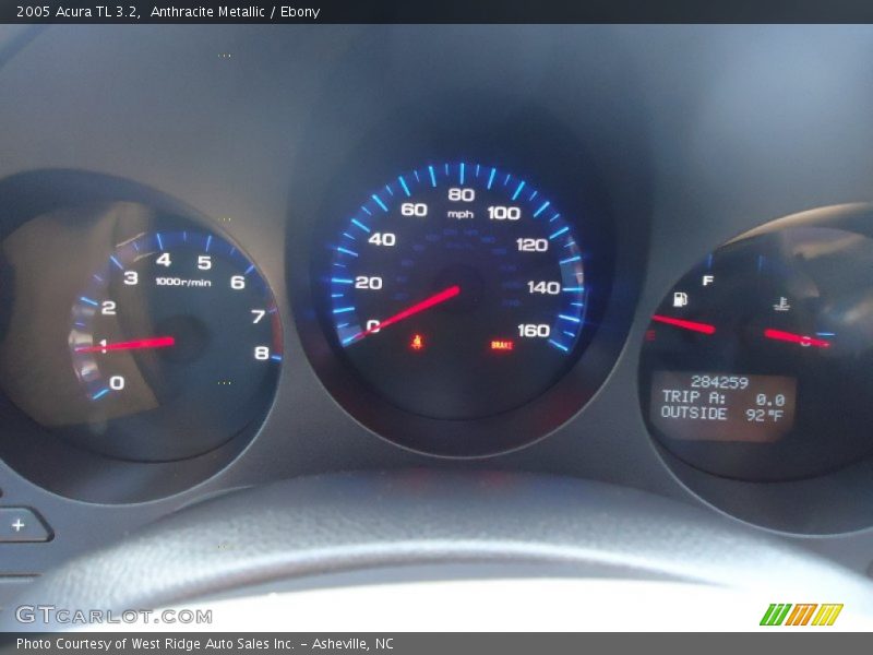 Anthracite Metallic / Ebony 2005 Acura TL 3.2
