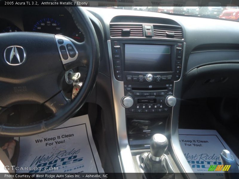 Anthracite Metallic / Ebony 2005 Acura TL 3.2