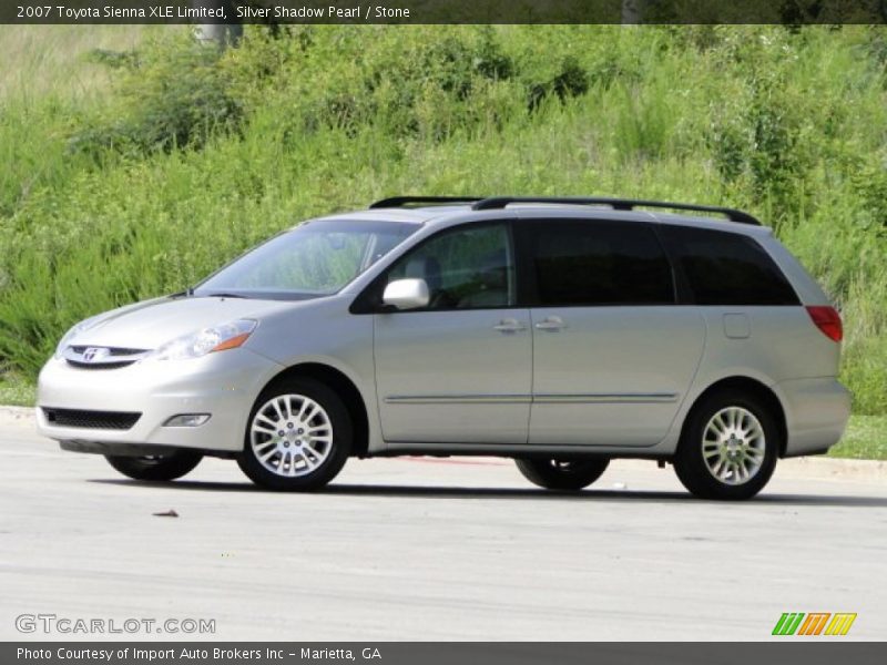 Silver Shadow Pearl / Stone 2007 Toyota Sienna XLE Limited