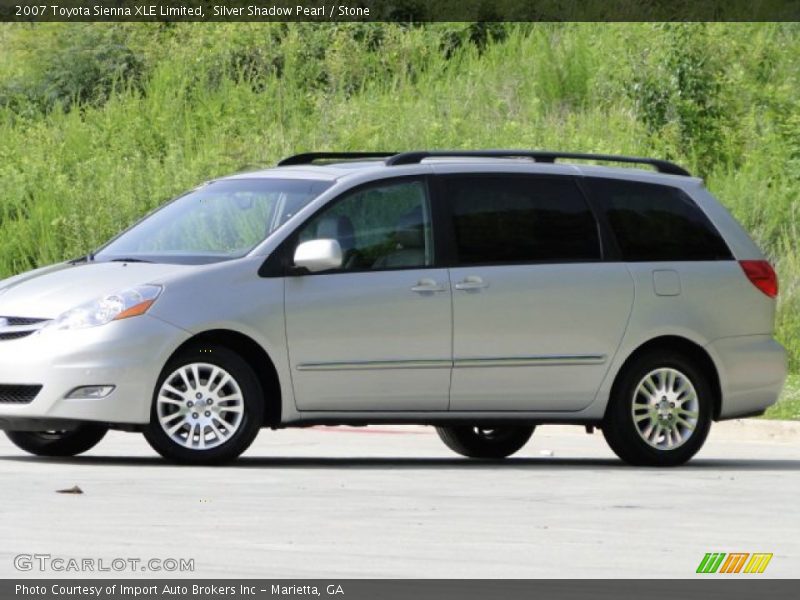 Silver Shadow Pearl / Stone 2007 Toyota Sienna XLE Limited