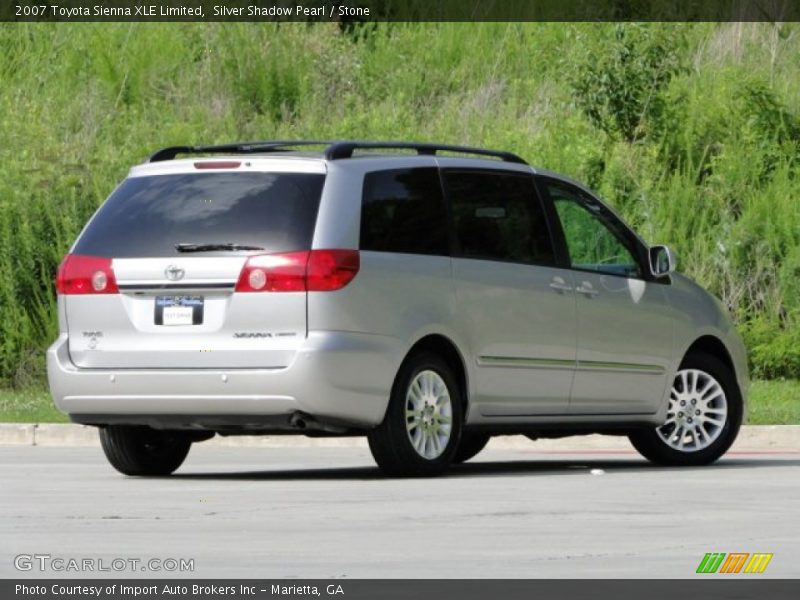 Silver Shadow Pearl / Stone 2007 Toyota Sienna XLE Limited