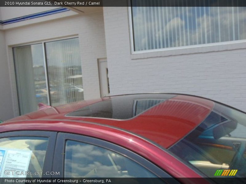 Dark Cherry Red / Camel 2010 Hyundai Sonata GLS