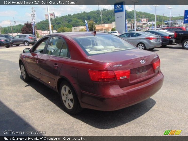 Dark Cherry Red / Camel 2010 Hyundai Sonata GLS