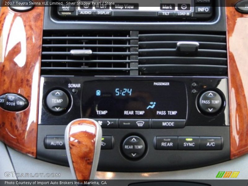 Silver Shadow Pearl / Stone 2007 Toyota Sienna XLE Limited