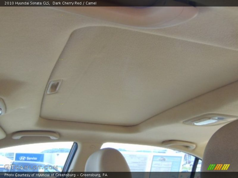 Dark Cherry Red / Camel 2010 Hyundai Sonata GLS