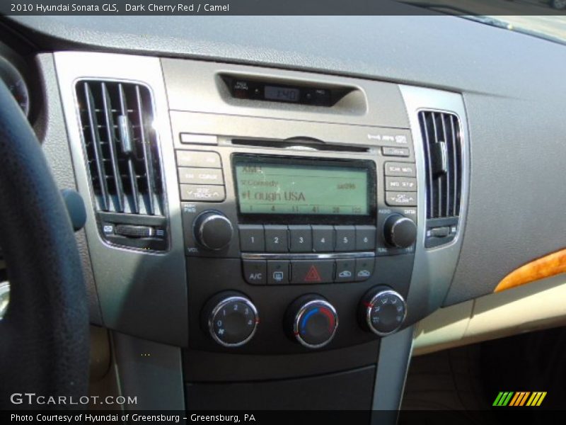 Dark Cherry Red / Camel 2010 Hyundai Sonata GLS