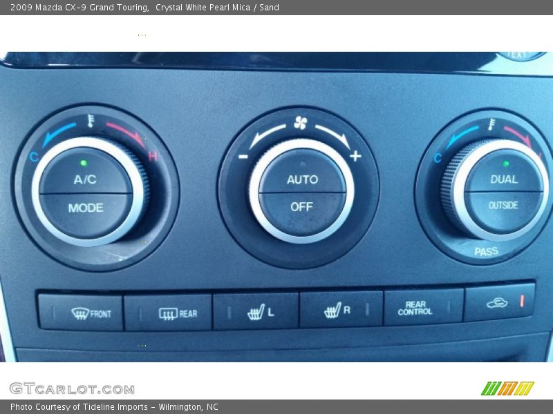 Crystal White Pearl Mica / Sand 2009 Mazda CX-9 Grand Touring