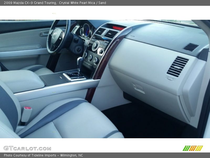 Crystal White Pearl Mica / Sand 2009 Mazda CX-9 Grand Touring
